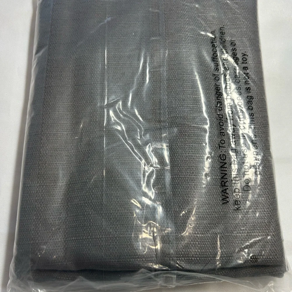 Mainstays Charcoal Grey Textured Curtain Panel 38”x 63” new in package
